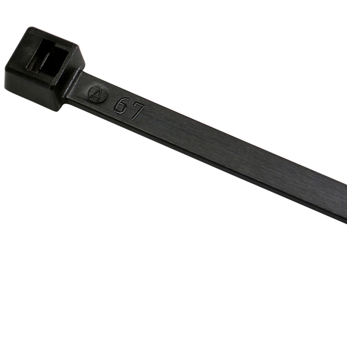 Photos - Cable (video, audio, USB) Parts Express Cable Wire Zip Tie 7-1/2" 50 lb Tensile Black 100 Pcs. Made in USA AR-07-50-0-C 